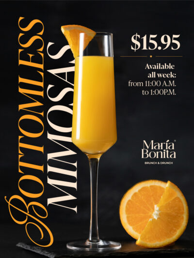 All you can drink Mimosas
