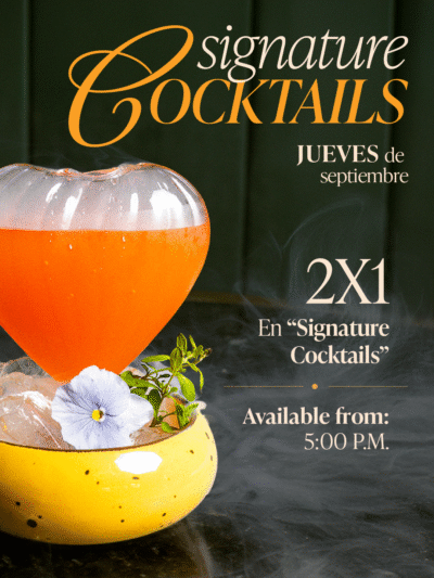 2x1 en Signature Cocktails
