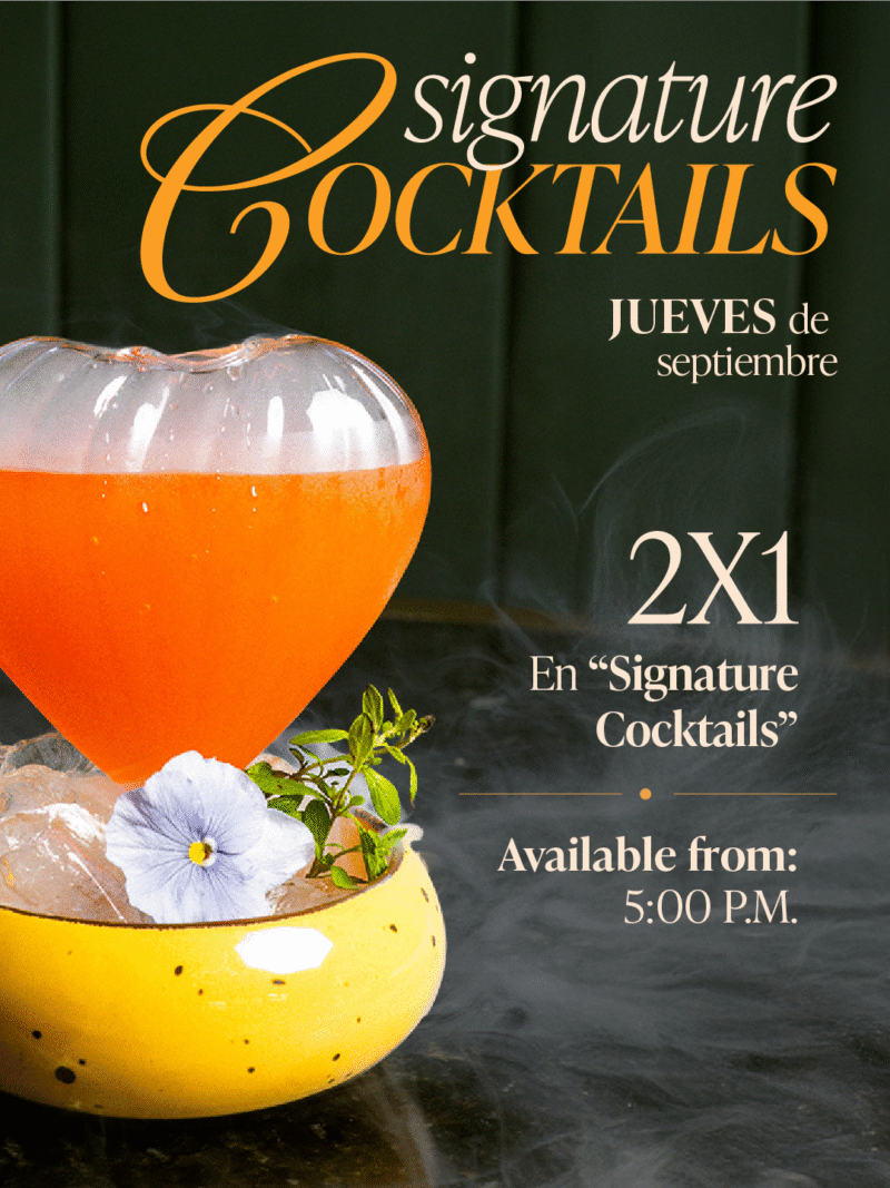2x1 en Signature Cocktails